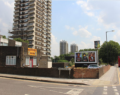 Henley Arms, viewed from Albert Road, 2018, taken by Elena Juzulenaite.