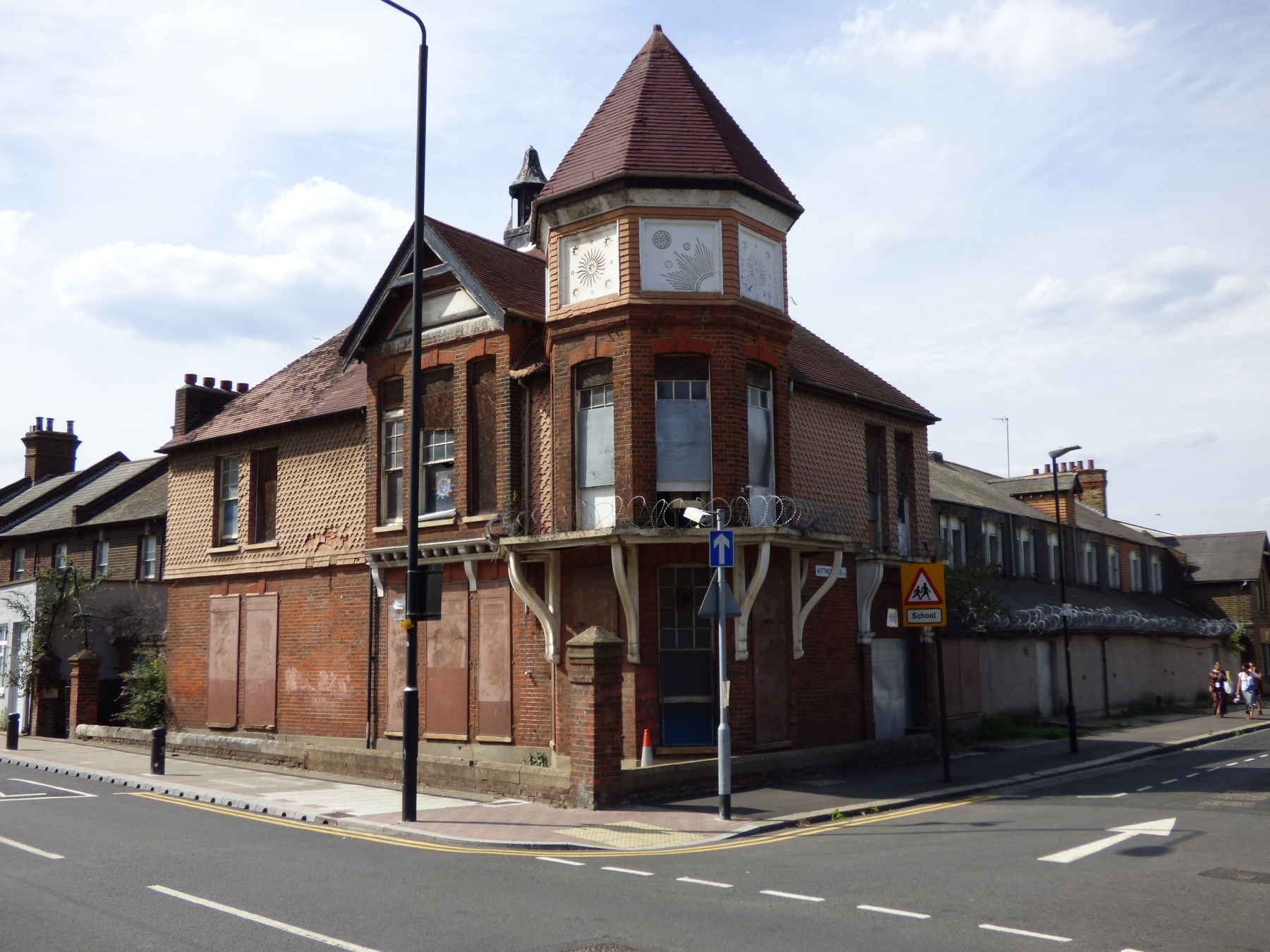 Tate Institute, viewed from Factory Road, 2017, taken by Theresa Duran.