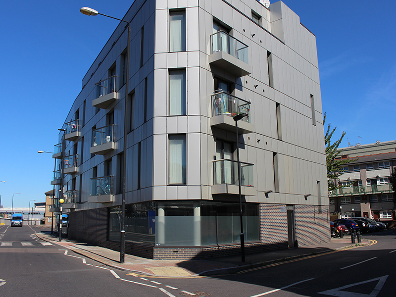 Cundy's, viewed from Albert Road, 2018, taken by Elena Juzulenaite.